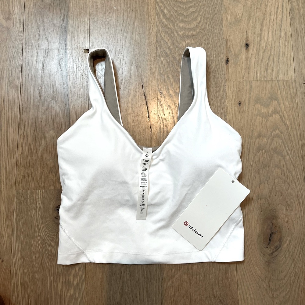 Lululemon White Align Tank Size 4